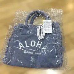 HALEIWA HAPPY MARKET ALOHA フリンジトートバック
