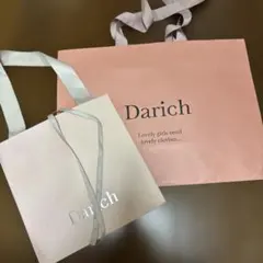 Darich ピンク ショップ袋 2点セット