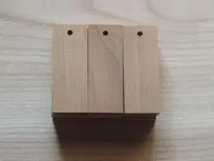 Riiii様専用ページ桜の木札　6.5㎝×2.5㎝×0.5㎝　30枚