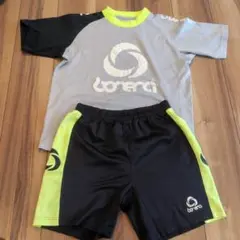 bonera サッカーウェア 上下セット グレー×ブラック S
