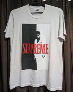 supremeスカーフェイス Tシャツ (古着) Supreme 'Scarface Blimp Tee'Tシャツ スカーフェイス 飛行船 黒