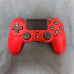 【美品】PS4 純正コントローラー レッド