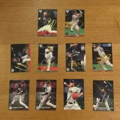 プロ野球チップスカード 侍ジャパン 虹箔4枚 金箔6枚