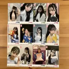 山口結愛 9月 AKB48劇場 ピンポン チェキ風生写真 おまけ11種