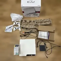 PS3 160GB ホワイト 本体とコントローラー2個　ソフト4点　torne