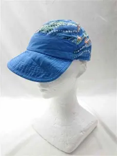 パタゴニア Patagonia キッズキャップ 5T ブルー系 魚柄 子供用のサムネイル