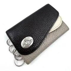 ✨極美品✨ヴィヴィアン ウエストウッド　ダブルフラップ　キーケース　オーブ　4連