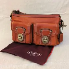 美品 COACH 65th レガシー ガルシア ターンロック パープル 紫 - メルカリ