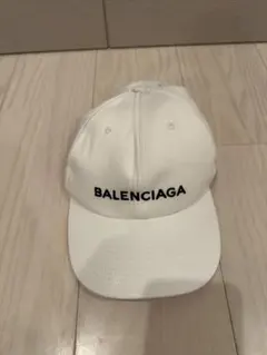 BALENCIAGA BBロゴキャップ Mサイズ ホワイト 刺繍 正規品 - メルカリ