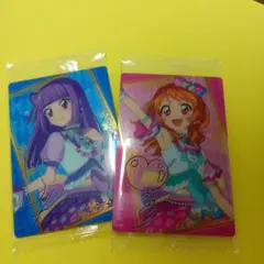 アイカツ×プリパラ ウェハースカード　 2枚セット