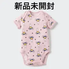 【新品】UNIQLO ボディスーツ ミッフィー　半袖 80