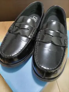 Hawkins　ブラックローファー 23.0cmのサムネイル