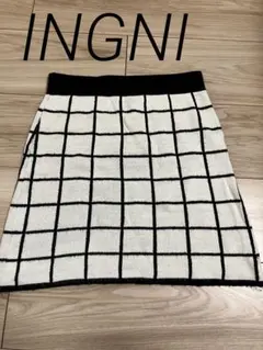 INGNI イング　ニットミニスカート
