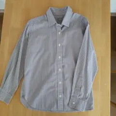 無印　ストライプ 長袖シャツ　Ｓ