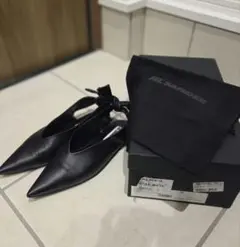 JIL⭐️SANDER スリングバック フラットシューズ ブラック 40 - メルカリ
