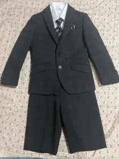 ワンダーファクトリー　キッズ フォーマルスーツ 黒 120
