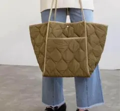 BONLECILL. キルティング トートバッグ