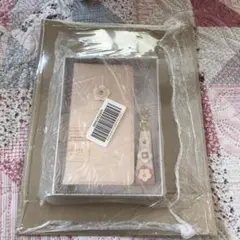 ピンクお花手帳型スマホケース  多機種対応