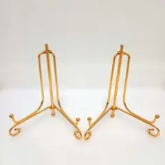 【新品・未使用】フォトスタンド イーゼル 皿立て 2個セット