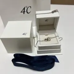 4C シルバー リングモチーフ ネックレス