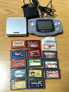 【ジャンク品】ゲームボーイアドバンス 本体とゲームソフト