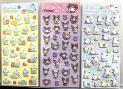 サンリオぷくっとシール☆ハンギョドン、クロミ、ポチャッコです♪