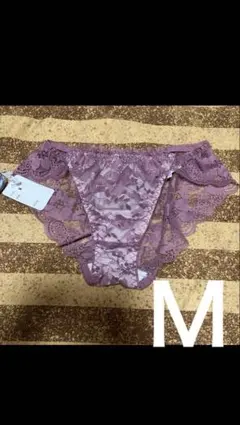 13)レース パープル ショーツ Mサイズ