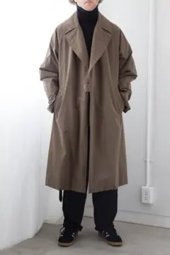 18AW COMOLIコモリ ウールサージ タイロッケンコート3sz - メルカリ