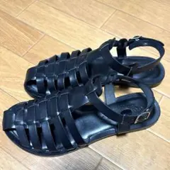 極美品✨CAMPER カンペール DON グルカサンダル レザー 黒 40 - メルカリ