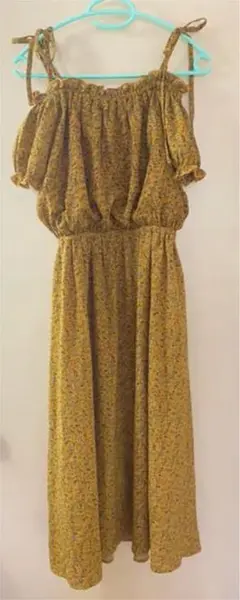 OLIVEdesOLIVE 花柄オフショルワンピース