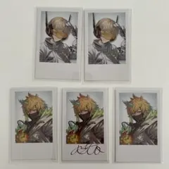 にじさんじ ランダムチェキ風カード 宇佐美リト 緋八マナ 5枚セット