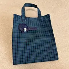 ファミリア　familiar チェック柄トートバッグ　大