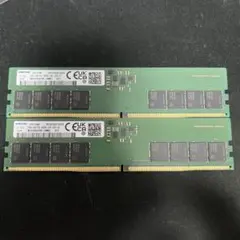 Samsung DDR5 32GB メモリ 5600MHz