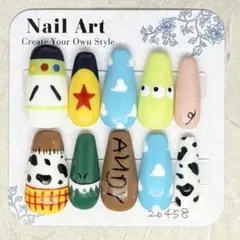 現品 ネイルチップ ディズニーネイル トイストーリーネイル