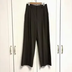 UNIQLO ユニクロ　タックワイドパンツ　オリーブ　M 新品未使用olive