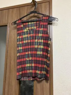 ✨PLEATS PLEAS トップス　タータンチェック　サイズ4