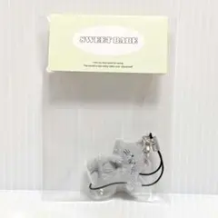 叼著魚的貓咪（灰色）絨毛吊飾②