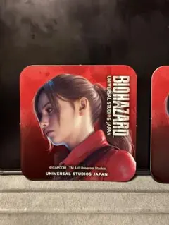 USJ ユニバ　フィネガンズ　バイオハザードコースター　クレア・レッドフィールド