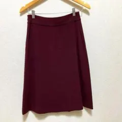 美品 ダイアン DIANE von FURSTENBERG フレアスカート 赤のサムネイル