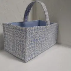 ハンドメイド　布バスケットのサムネイル