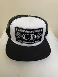 CHROME HEARTS トラッカーキャップ メッシュ ブラック ホワイトのサムネイル