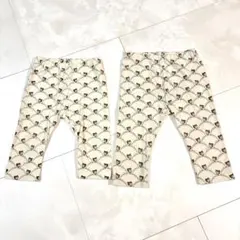 ユニクロ　7部丈レギンス　七分丈　しスパッツ　ズボン　ポール&ジョー　猫柄
