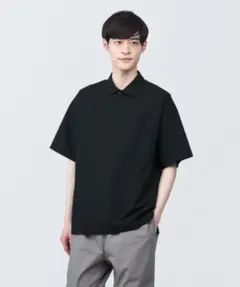 未使用 H BEAUTY&YOUTH ユナイテッド アローズ ポロシャツ 黒 M monkey time BEAUTY＆YOUTH UNITED ARROWS ポロシャツ コットン