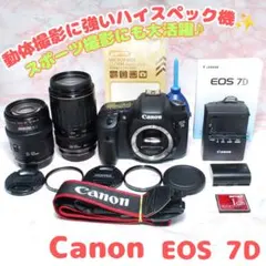 SDカード・CFカード・バッテリー2個付き♪Canon 7D MARKⅡ ボディ