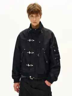 MADWITCH fireman military jacket 飛行機ボタン