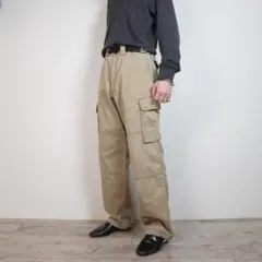 Dickies コットンチノカーゴパンツ ミリタリー ベージュ/CZ159