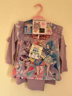 プリキュア 光るパジャマ　2トップス　110