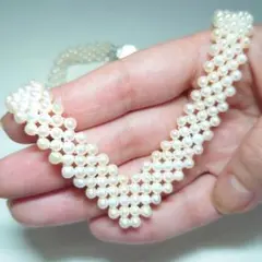 【最終値下】淡水パール　ネックレス　ケース付