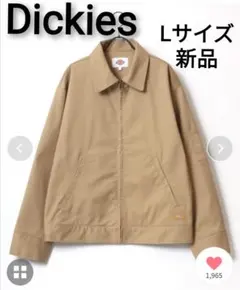 新品　Dickies　Lサイズ　ワークジャケット　ベージュ