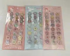 サンリオ　おはじきふうシール　キティ　マイメロ　シナモロール